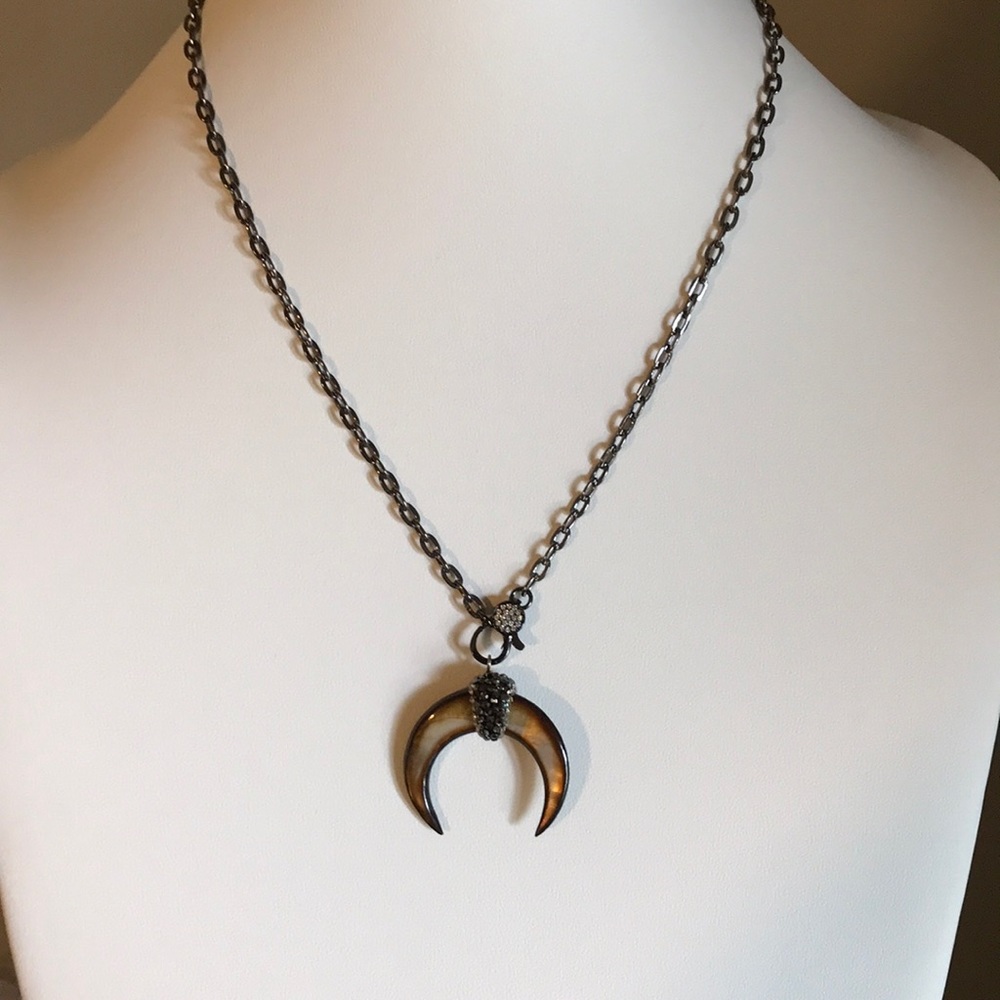 Handmade necklace with a pendant